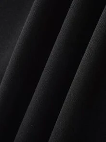 Rovax 女士字母印花套头连帽衫，休闲日常穿着，适合毕业典礼、返校季、教师节等场合，秋季返校季必备。 - 黑色 - 查看 5