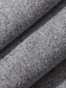 DAZY Solid Color Loose Wool Trousers Casual Street Korean Style Vacation Autumn/Winter Women Long Pants - Grey - View 8