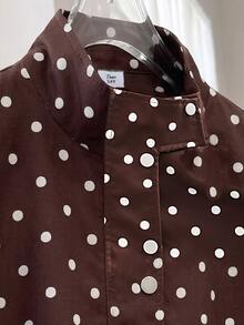 SHEIN Girls Brown Long Sleeve Cropped Jacket Y2K Senior Cute Junior ...