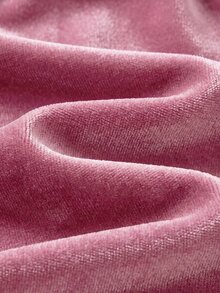 Cozy Pixies Baby Girl Baby Girl 2pcs Solid Pink Drawstring Hoodie Top And Wide Leg Pants Set, Casual For Spring/Autumn, Daily Wear - Pink - View 6