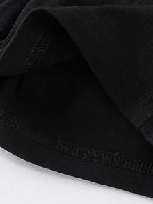 SHEIN 兒童青少年女孩針織純色修身休閒短褲運動服 4件套 - 彩色 - 查看 4