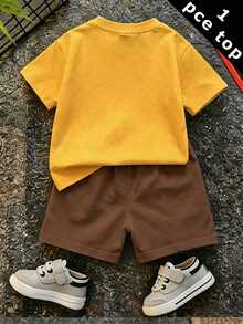 Baby Boy Casual Minimalist Top Suitable For Spring And Summer - Multicolor - View 2
