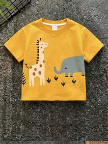 Baby Boy Casual Minimalist Top Suitable For Spring And Summer - Multicolor - View 6