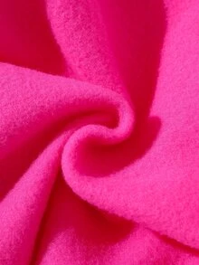 SHEIN Young Girl 2pcs/Set Casual Hooded Sweatshirt With English Letter Print And Pants With Letter Pattern For Spring And Autumn - Hot Pink - View 9