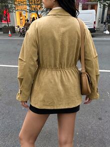 Vionelle Chaquetas de talla grande - Caqui - Ver 2