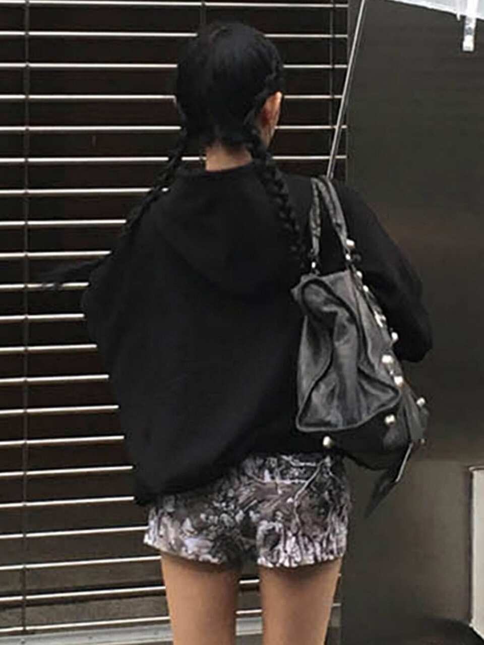 Women's Korean Style Flag Print Zip-Up Sweatshirt