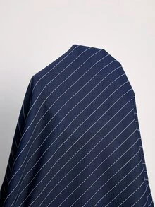 MaterniWear Gaun Hamil Bergaris Elegan untuk Bepergian - Navy Blue - View 10