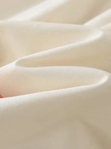 SHEIN 少女优雅花卉印花刺绣蕾丝边花瓣袖连衣裙，夏季 - 杏色 - 查看 14