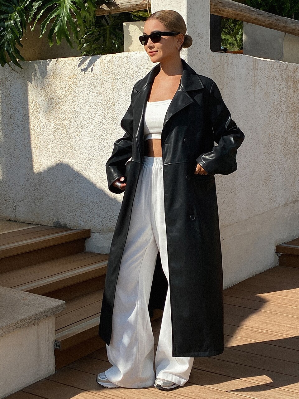Women's Solid Color Casual Versatile Daily Travel Trench Coat Jacket