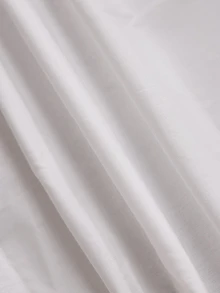 BamGlimmer Minimalist Commute Solid Color Basic Loose Drop Shoulder Oversize White Shirt Women Top - White - View 10