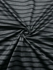 IslaSuriya 畅销新品：女士基础款灰黑条纹修身长袖T恤，购物、外出、上学、休闲穿着皆宜。舒适时尚，适合春秋季穿着。 - 白色 - 查看 5