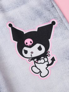 Maija Kids HELLO KITTY AND FRIENDS | SHEIN Maija Kids 兒童青少年女孩全印花圓領長袖運動衫與運動長褲休閒日常套裝 - 彩色 - 查看 4