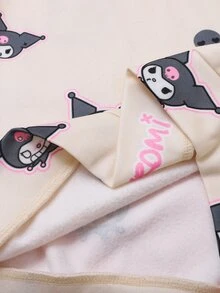 Maija Kids HELLO KITTY AND FRIENDS | SHEIN Maija Kids 兒童青少年女孩全印花圓領長袖運動衫與運動長褲休閒日常套裝 - 彩色 - 查看 8