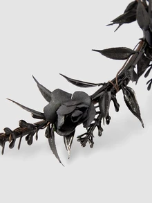 MortiRose 1pc Gothic Vintage Headpiece - Perfect Match For Holiday Attire And Celebration Events, Ideal Gift Accessory, Decoration And Costume,  For Halloween - Black - View 7