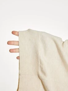 ATUI Studio Elegant Minimalist Solid Color Turtleneck Sweater, Autumn/Winter Office Beige - Apricot - View 5