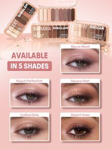 SHEGLAM Mauve Mood باليت ظلال العيون ماركة تجميل ومكياج للنساء والفتيات - Mauve Mood Palette - مشاهدة 6