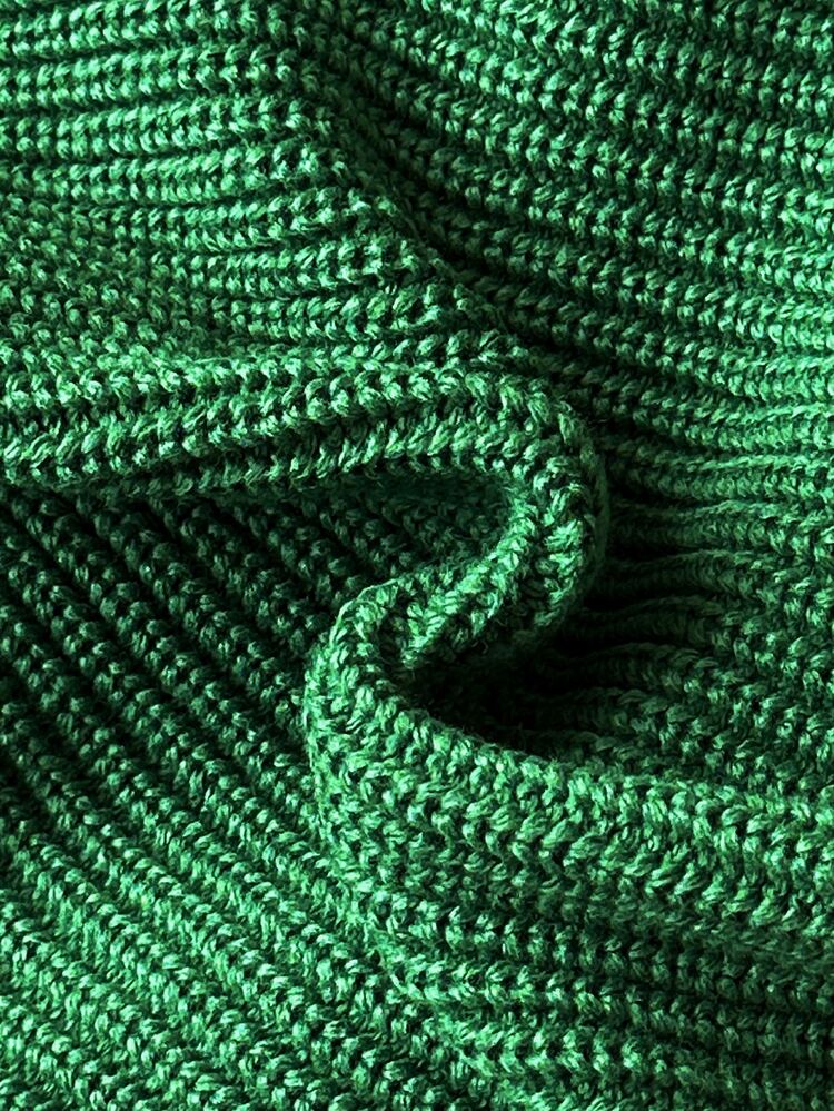 Souflis 嬰兒天藍色刺繡套頭毛衣，圓領長袖時尚簡約百搭款，秋冬適用 - 綠色 - 查看 7