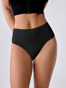 Loungeista 3pcs Seamless High Waist Thong Panties - Multicolor - View 7