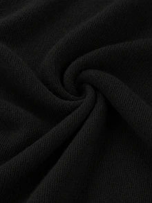 GlowEve CURVE Plus Size Women's Bow Button Cardigan Sweater,Knit Top Fall Winter 2026 Women Fall Winter Sweater - Black and White - View 7
