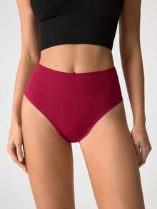 Loungeista 3pcs/Set Women Seamless High Waist Intimate Underwear Set - Multicolor - View 3