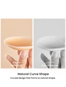 LUVLETTE 透气粘性隐形乳贴 - 附赠乳贴 - 夏季婚庆文胸解放胸部的最佳选择 - 駝色 - 查看 3