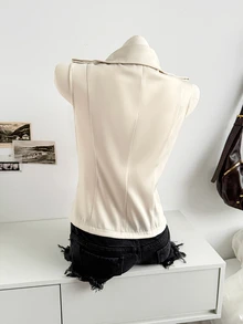Soleia Women Jackets No Chest Padding - White - View 2