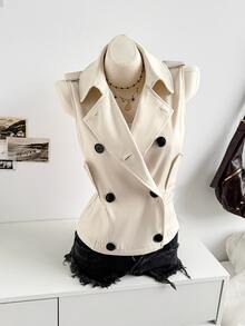 Soleia Women Jackets No Chest Padding - White - View 3