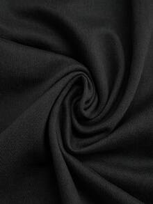 LUMIGAL French Style Semi-High Neck Lace Patchwork Sleeveless Tank Top For Women, Sexy Sheer Lace Inner Layer Base Top - Black - View 5