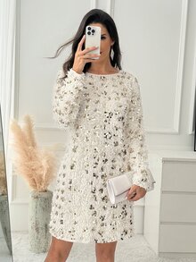 Medorina Women's Sequin Fashion Date Party Short Dress - Multicolor - View 6