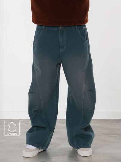 FORM&CHAOS Men's Summer Ultra Loose Vintage Denim Jeans