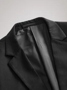 Officeau Setelan Jas Pria 3 Potong: Jaket, Rompi, dan Celana Panjang, Pakaian Formal Modis untuk Pernikahan, Pesta - Hitam - View 9