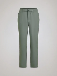 Officeau Men's Olive Green Straight Leg Dress Pants, For Business Casual/Commuting, Gift For Father/Husband - Olive Green - View 7
