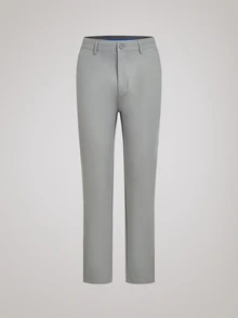 Officeau Men's Dark Grey Slim Fit Suit Pants, For Formal Business/ Office - Dark Grey - View 7