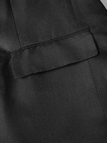 Officeau Men's Regular Fit Black Blazer, Tuxedos For Wedding/ Evening/ Groomsmen - Black - View 10