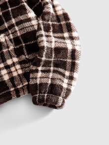 ROMWE MEN Men's Casual Plaid Overcoat, Autumn/Winter - Multicolor - View 5