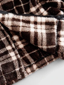 ROMWE MEN Men's Casual Plaid Overcoat, Autumn/Winter - Multicolor - View 7