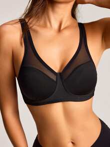 Barelissa 1pc Women's Wireless Bra - Black - View 7