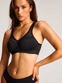 Barelissa 1pc Women's Wireless Bra - Black - View 5