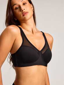 Barelissa 1pc Women's Wireless Bra - Black - View 4