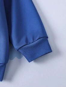 SHEIN | PAW Patrol Young Boy Cartoon Print Long Sleeve Sweatshirt And Jogger Pants Set - Blue - View 6