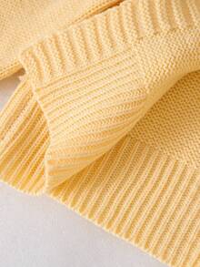 Souflis Souflis Young Girl 3D Flower & Bee Knit Cardigan, Suitable As Outerwear Fall Winter - White - View 10