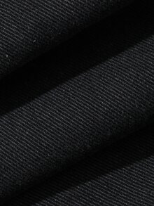 Dazy Kids Jeans de mezclilla para niñas estilo nuevo primavera/verano con bolsillo trasero y pedrería en la pierna acampanada (Grande) - Gris Oscuro - Ver 9