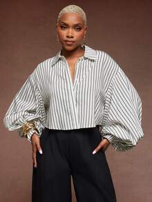 Vixey Women Tops - Black and White - View 2