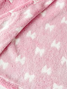 SHEIN 少女心愛心圖案保暖內裡加厚絨毛連帽長袖居家服 秋冬睡衣 粉色可愛 - 粉色 - 查看 5