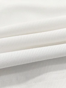 Cévolie 女款新款背心上衣，夏季新款白色背心，基礎細肩帶上衣，性感蕾絲拼接白色細肩帶上衣，法式休閒 2 合 1 細肩帶上衣，休閒極簡蕾絲拼接白色背心，美式休閒修身背心，居家白色背心，適合日常居家、戶外散步、度假、購物 - 白色 - 查看 7