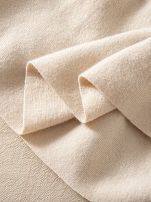Souflis Souflis Young Girl Autumn/Winter Casual Solid Color Knit Skirt - Apricot - View 3