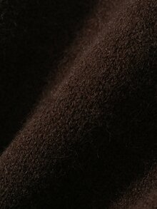 Livesso Women's Colorblock Casual French Versatile Daily Wear Cardigan Autumn Brunch Dark Brown Office Brunch - Brown - View 9