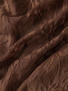 Skyraze Women's Sexy Lace Halter Neck Mermaid Long Dress, Summer Date Vacation Night Beige.Halloween.Back To School. - Coffee - View 4