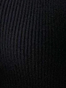 DAZY Women's Korean Style Colorblock Long Sleeve Sweater For Daily Wear - Black - View 8