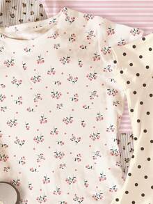 3PCS Teen Girls T-Shirts - Multicolor - View 5